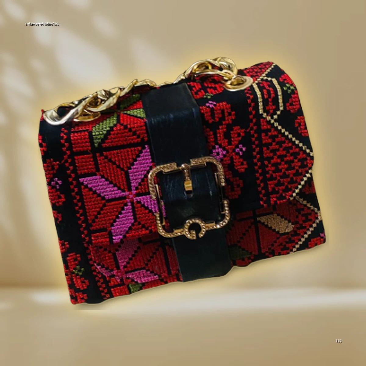 Embroidered ladies’ bag