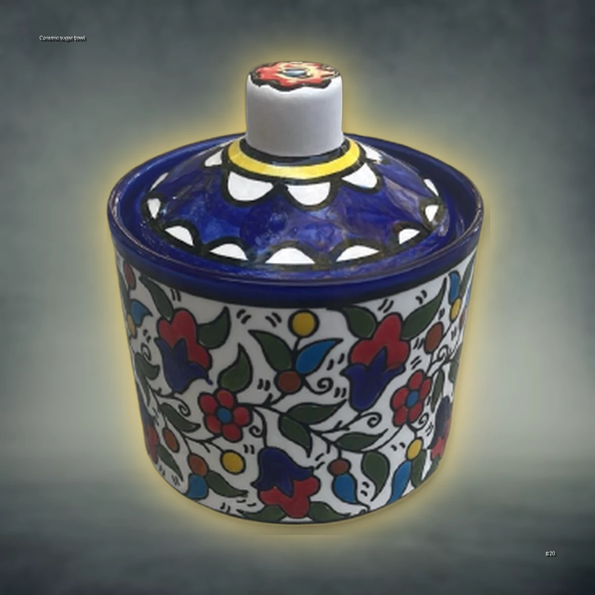Ceramic sugar bowl