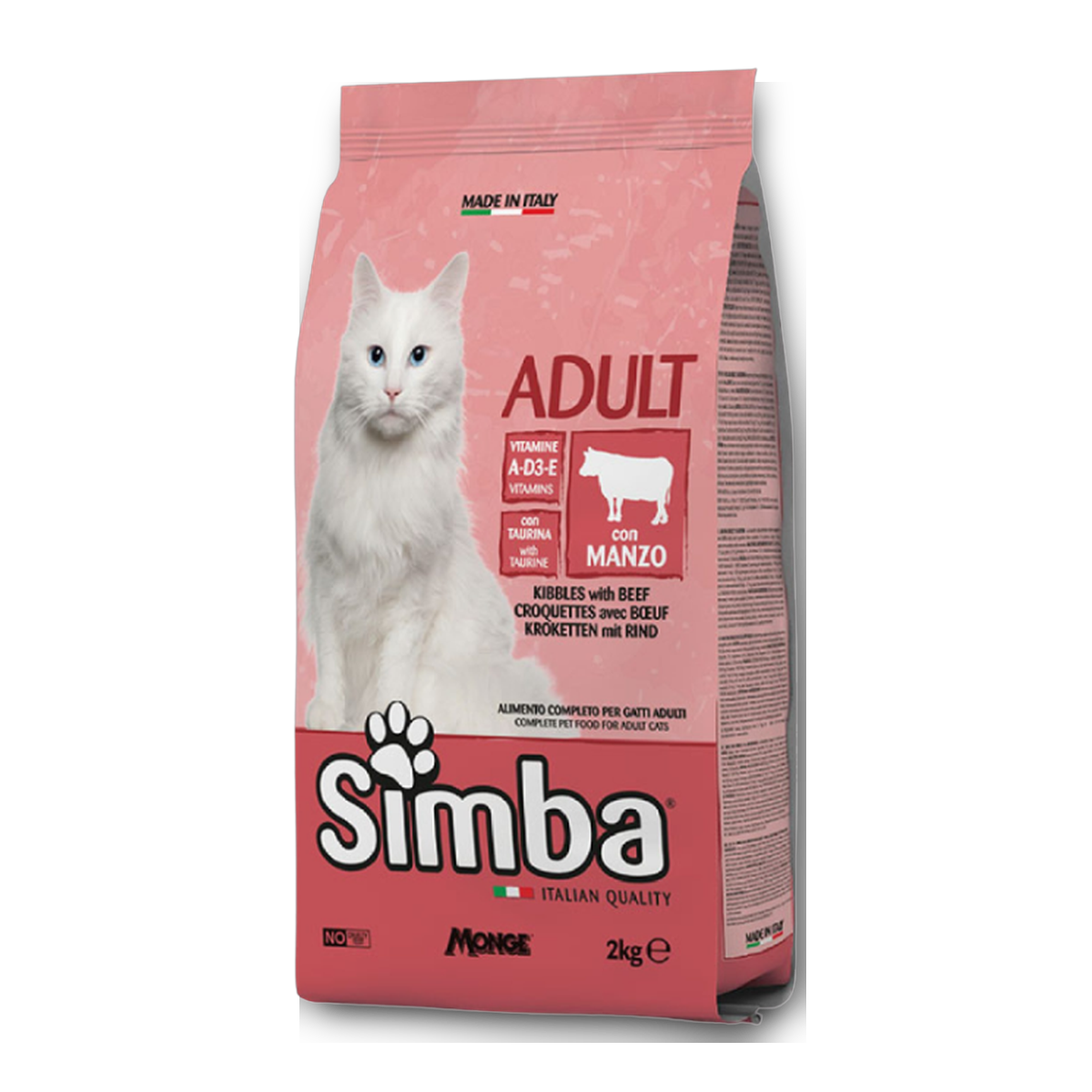 Simba Adult Cat kibbles with Beef